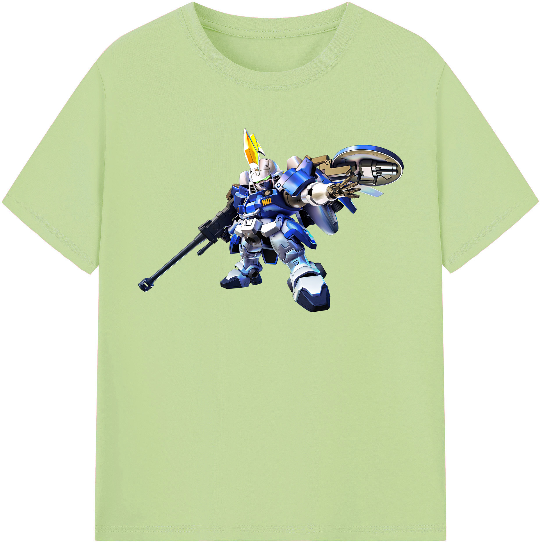 （画像用） 機動戦士ガンダム Mobile Suit Gundam 綿100％半袖Tシャツ（フロントプリント）